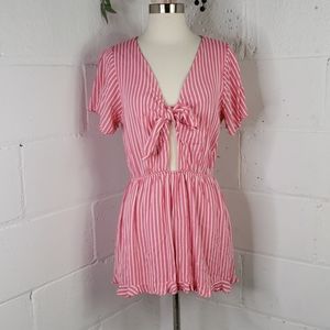 Be Kate tie front Romper